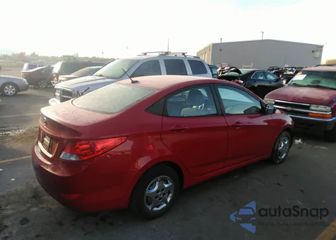 2013 Hyundai Accent Gls из США, поврежденный, VIN KMHCT4AE8DU556587